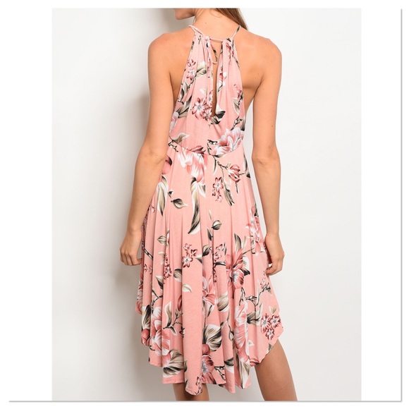 Blush Floral Summer Dress - Picture 3 of 7